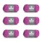 Patons Grace Orchid Yarn - 6 Pack of 1.75oz/50g - Cotton - 3 DK - 136 Yards - Knitting/Crochet